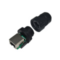 rj45 panel mount IP 67  rj45 waterproof connector